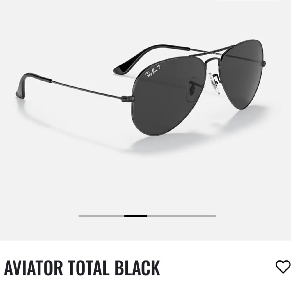 Ray-Ban “Aviator Total Black” Sunglasses